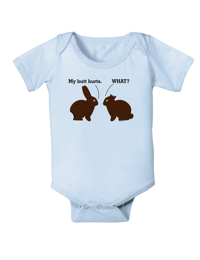 My Butt Hurts Infant Onesie-TooLoud-Light-Blue-06-Months-Davson Sales