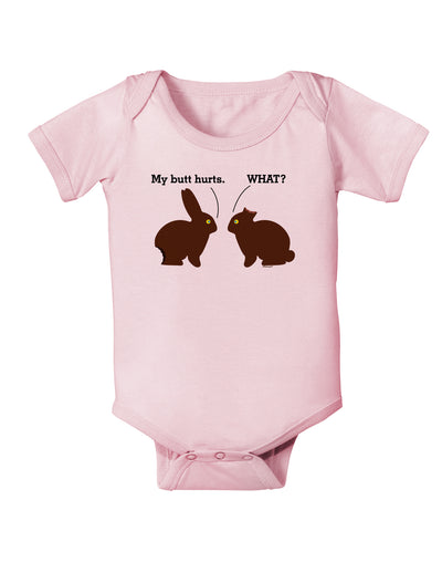 My Butt Hurts Infant Onesie-TooLoud-Light-Pink-06-Months-Davson Sales