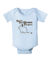 Dont Eat Brown Jellybeans Infant Onesie-TooLoud-Light-Blue-06-Months-Davson Sales