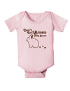 Dont Eat Brown Jellybeans Infant Onesie-TooLoud-Light-Pink-06-Months-Davson Sales