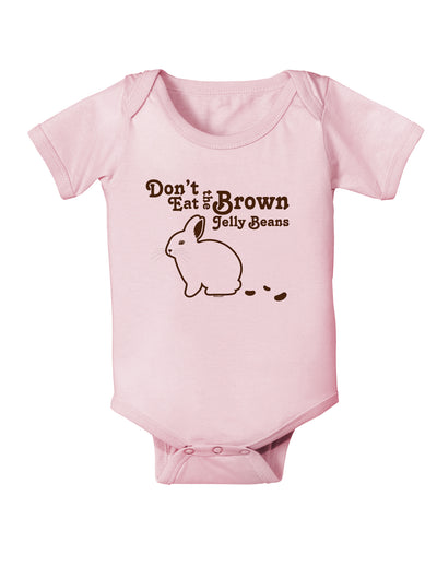 Dont Eat Brown Jellybeans Infant Onesie-TooLoud-Light-Pink-06-Months-Davson Sales