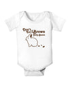 Dont Eat Brown Jellybeans Infant Onesie-TooLoud-White-06-Months-Davson Sales