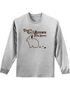 Dont Eat Brown Jellybeans Adult Long Sleeve Shirt-Long Sleeve Shirt-TooLoud-Ash-Gray-Small-Davson Sales