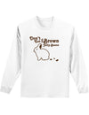 Dont Eat Brown Jellybeans Adult Long Sleeve Shirt-Long Sleeve Shirt-TooLoud-White-Small-Davson Sales
