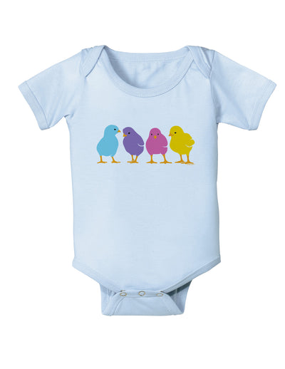 Cute Chicks Baby Bodysuit One Piece-Baby Romper-TooLoud-Light-Blue-06-Months-Davson Sales