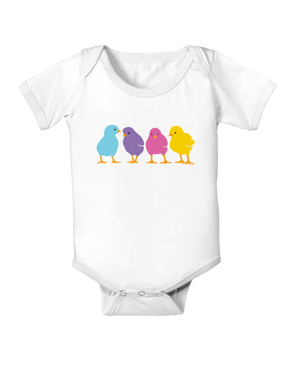 Cute Chicks Baby Bodysuit One Piece-Baby Romper-TooLoud-White-06-Months-Davson Sales