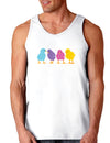 Cute Chicks Easter Loose Tank Top-Loose Tank Top-TooLoud-White-Small-Davson Sales