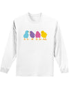 Cute Chicks Adult Long Sleeve Shirt-Long Sleeve Shirt-TooLoud-White-Small-Davson Sales