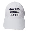 Haters Gonna Hate Adult Baseball Cap Hat-Baseball Cap-TooLoud-White-One Size-Davson Sales