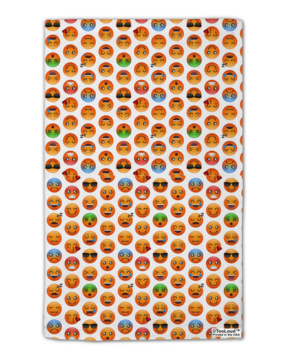 Lots Of Emojis AOP 11&#x22;x18&#x22; Dish Fingertip Towel All Over Print-Fingertip Towel-TooLoud-White-Davson Sales