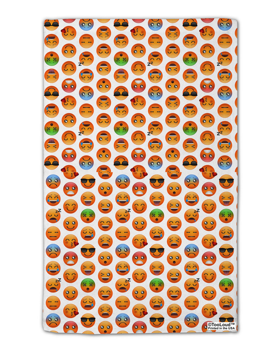 Lots Of Emojis AOP 11&#x22;x18&#x22; Dish Fingertip Towel All Over Print-Fingertip Towel-TooLoud-White-Davson Sales