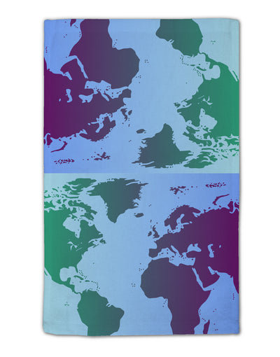 Cool World Map Design 11&#x22;x18&#x22; Dish Fingertip Towel All Over Print-Fingertip Towel-TooLoud-White-Davson Sales