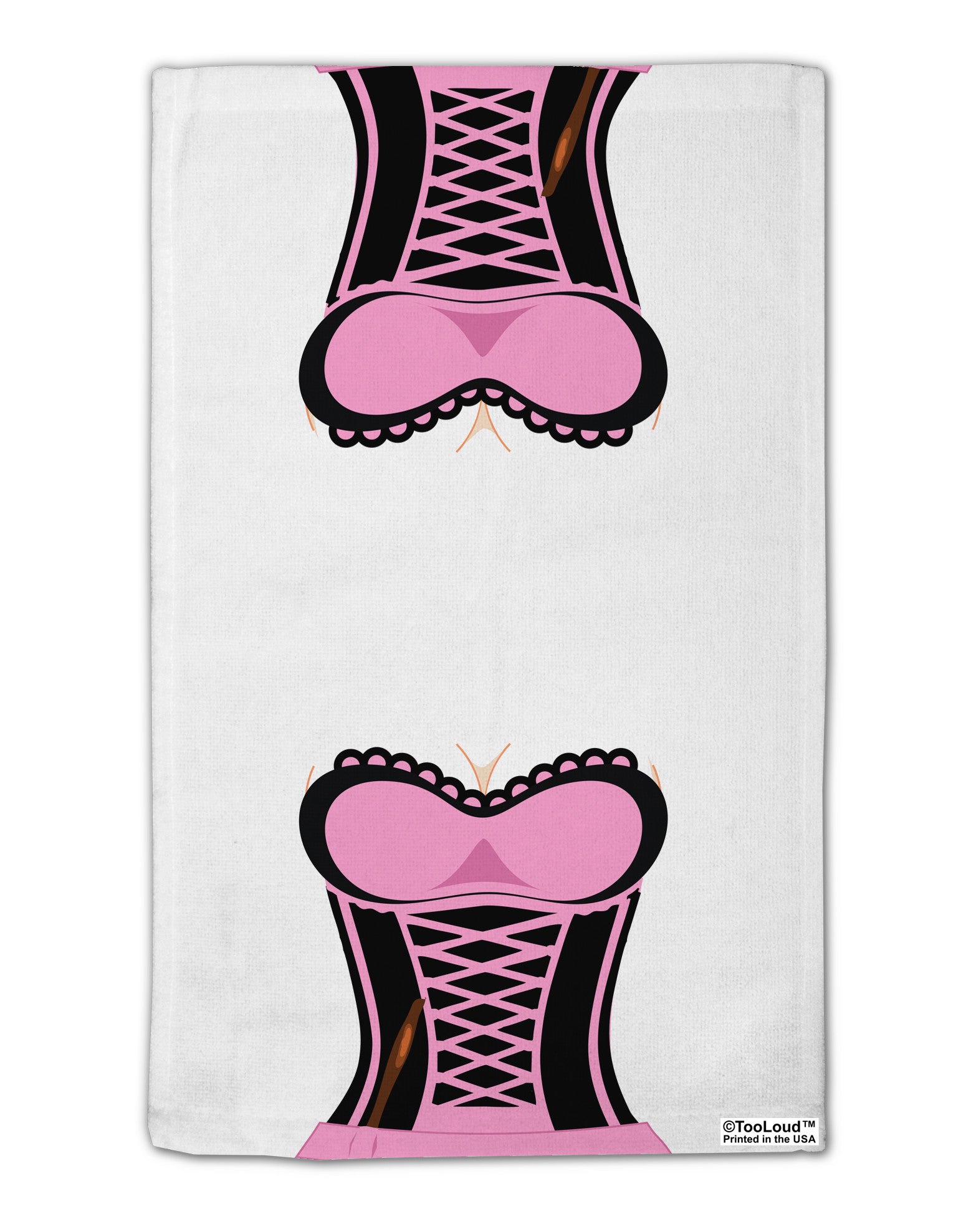 French Maid Pink AOP 11&#x22;x18&#x22; Dish Fingertip Towel All Over Print-Fingertip Towel-TooLoud-White-Davson Sales