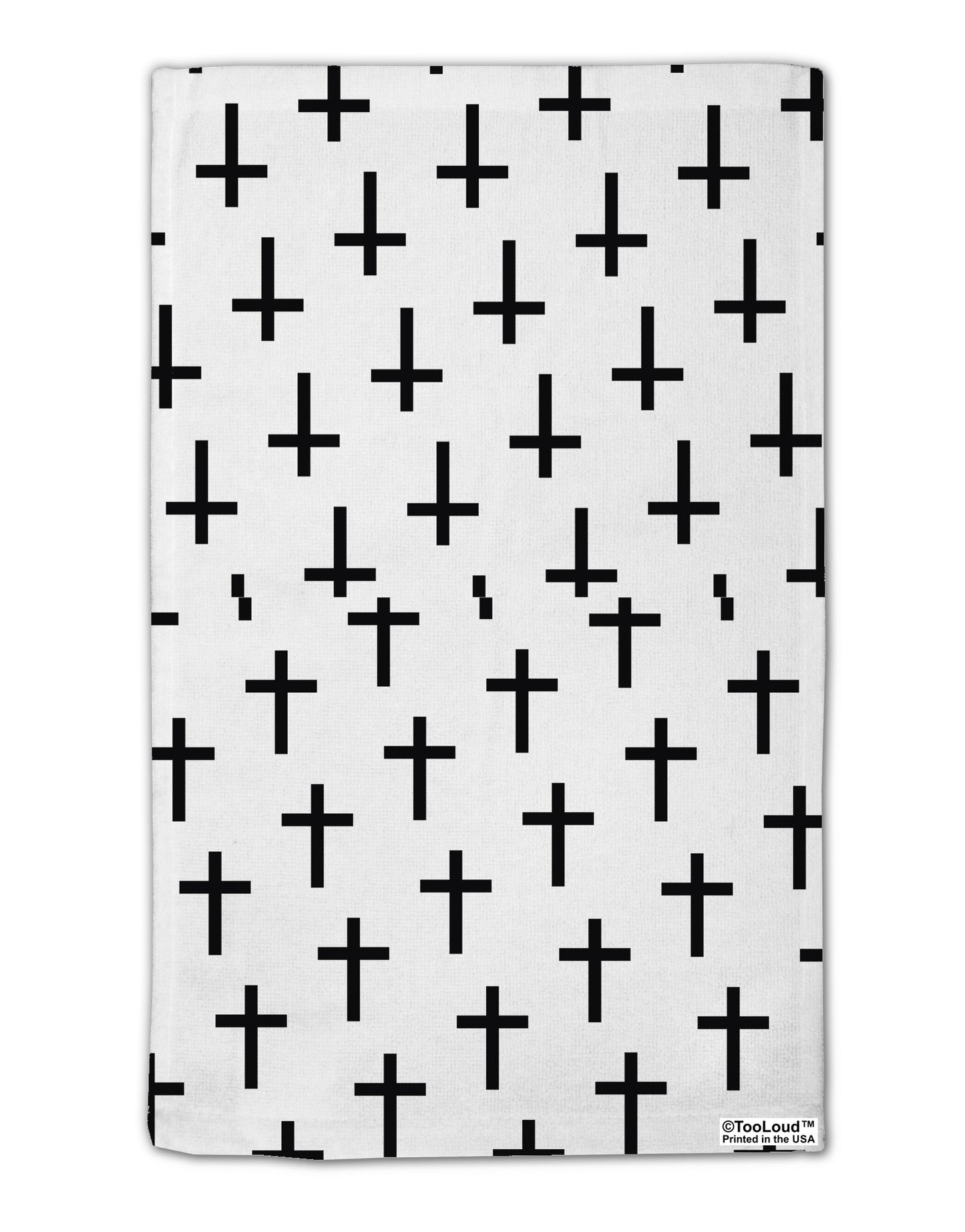 Christian Crosses 11&#x22;x18&#x22; Dish Fingertip Towel All Over Print-Fingertip Towel-TooLoud-White-Davson Sales