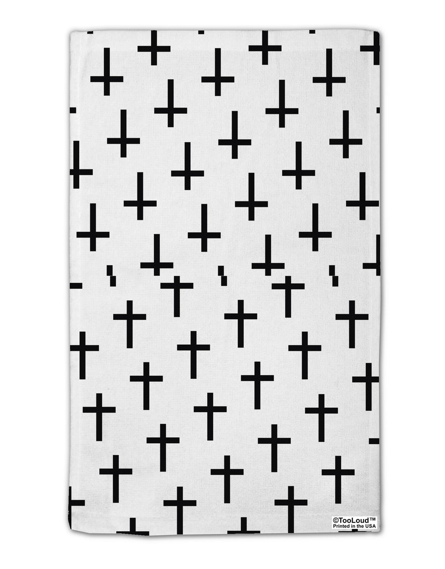 Christian Crosses 11&#x22;x18&#x22; Dish Fingertip Towel All Over Print-Fingertip Towel-TooLoud-White-Davson Sales