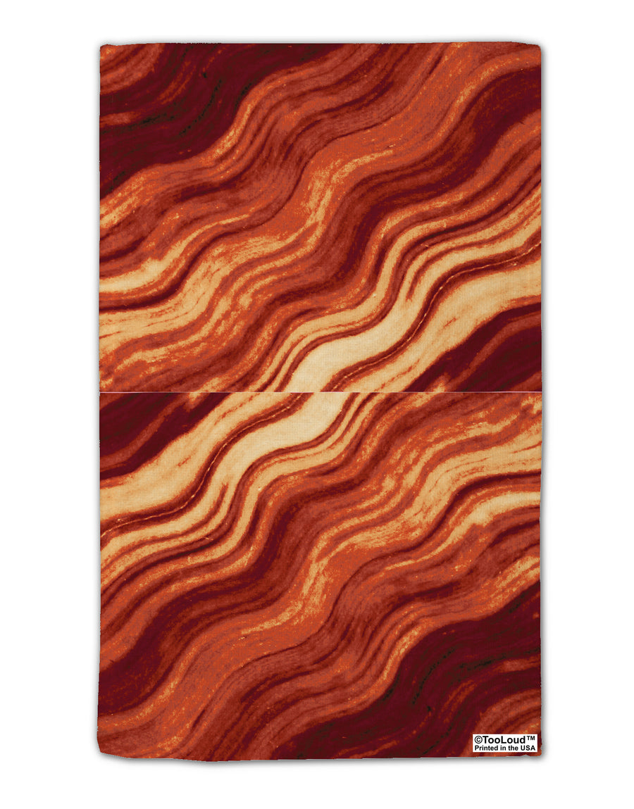 Bacon Bacon Bacon 11&#x22;x18&#x22; Dish Fingertip Towel All Over Print by TooLoud-Fingertip Towel-TooLoud-White-Davson Sales