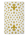 Gold Fleur De Lis AOP 11&#x22;x18&#x22; Dish Fingertip Towel All Over Print by TooLoud-Fingertip Towel-TooLoud-White-Davson Sales