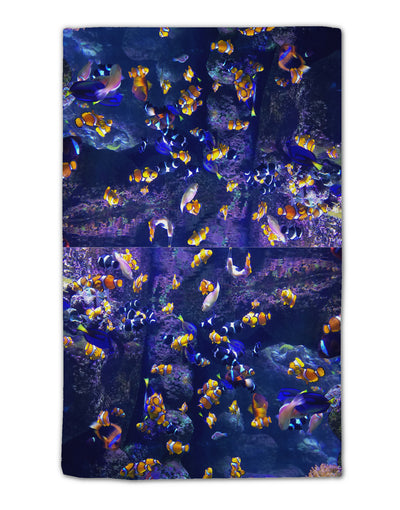 Underwater Ocean View Clownfish 11&#x22;x18&#x22; Dish Fingertip Towel All Over Print-Fingertip Towel-TooLoud-White-Davson Sales