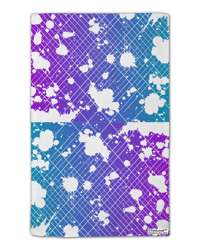 Splatter AOP - Blue Purple 11&#x22;x18&#x22; Dish Fingertip Towel All Over Print-Fingertip Towel-TooLoud-White-Davson Sales