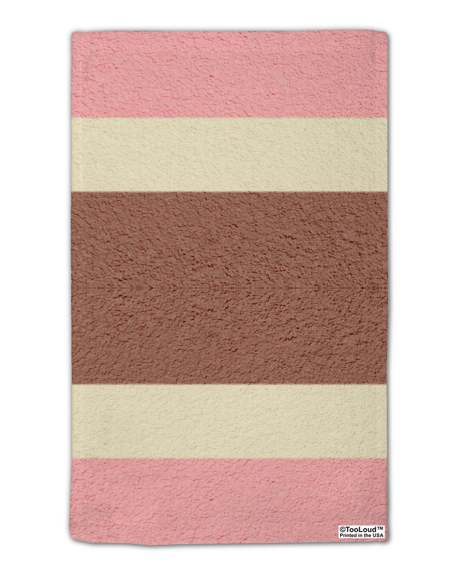 Horizontal Neapolitan Ice Cream 11&#x22;x18&#x22; Dish Fingertip Towel All Over Print by TooLoud-Fingertip Towel-TooLoud-White-Davson Sales