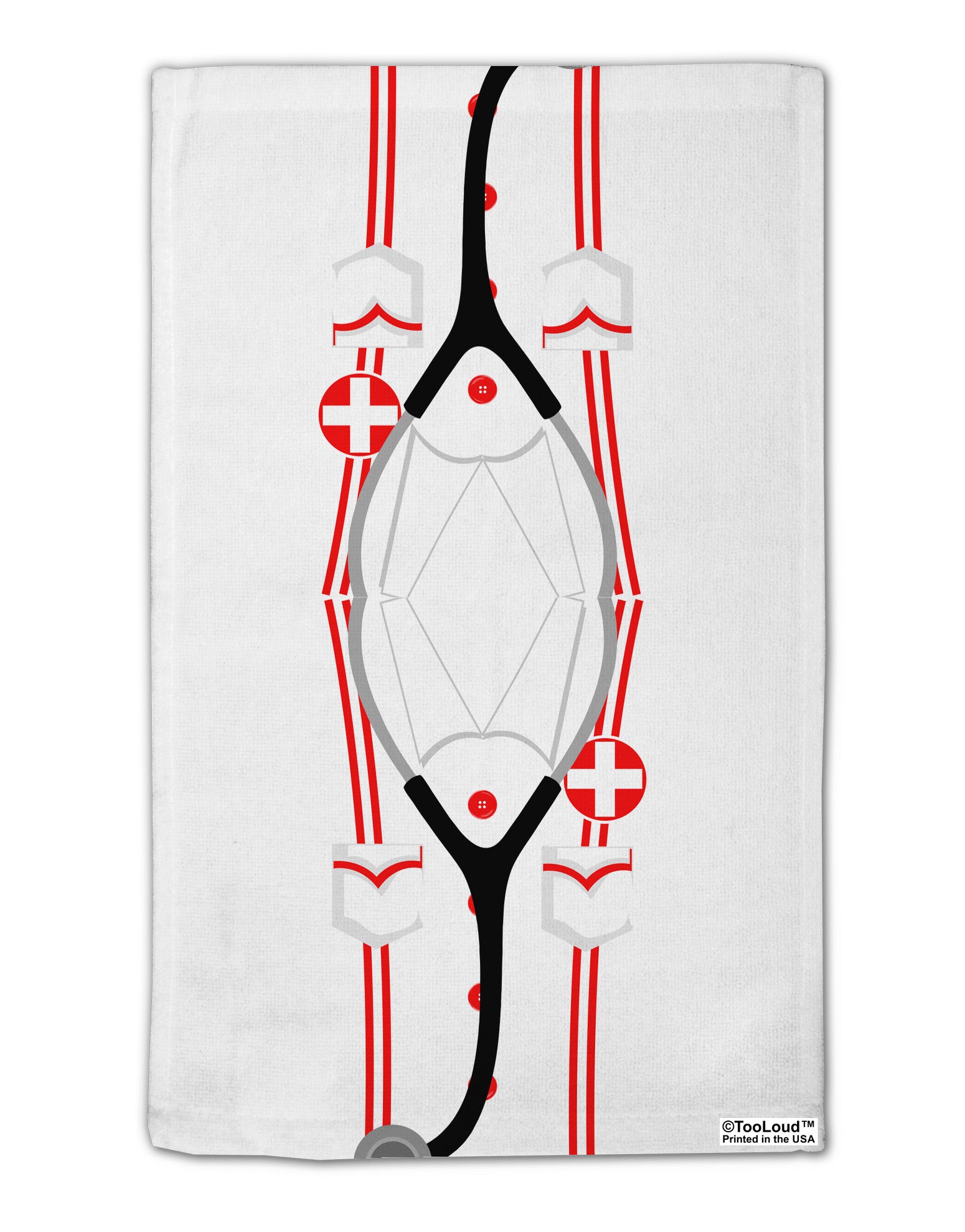 Nurse AOP 11&#x22;x18&#x22; Dish Fingertip Towel All Over Print-Fingertip Towel-TooLoud-White-Davson Sales