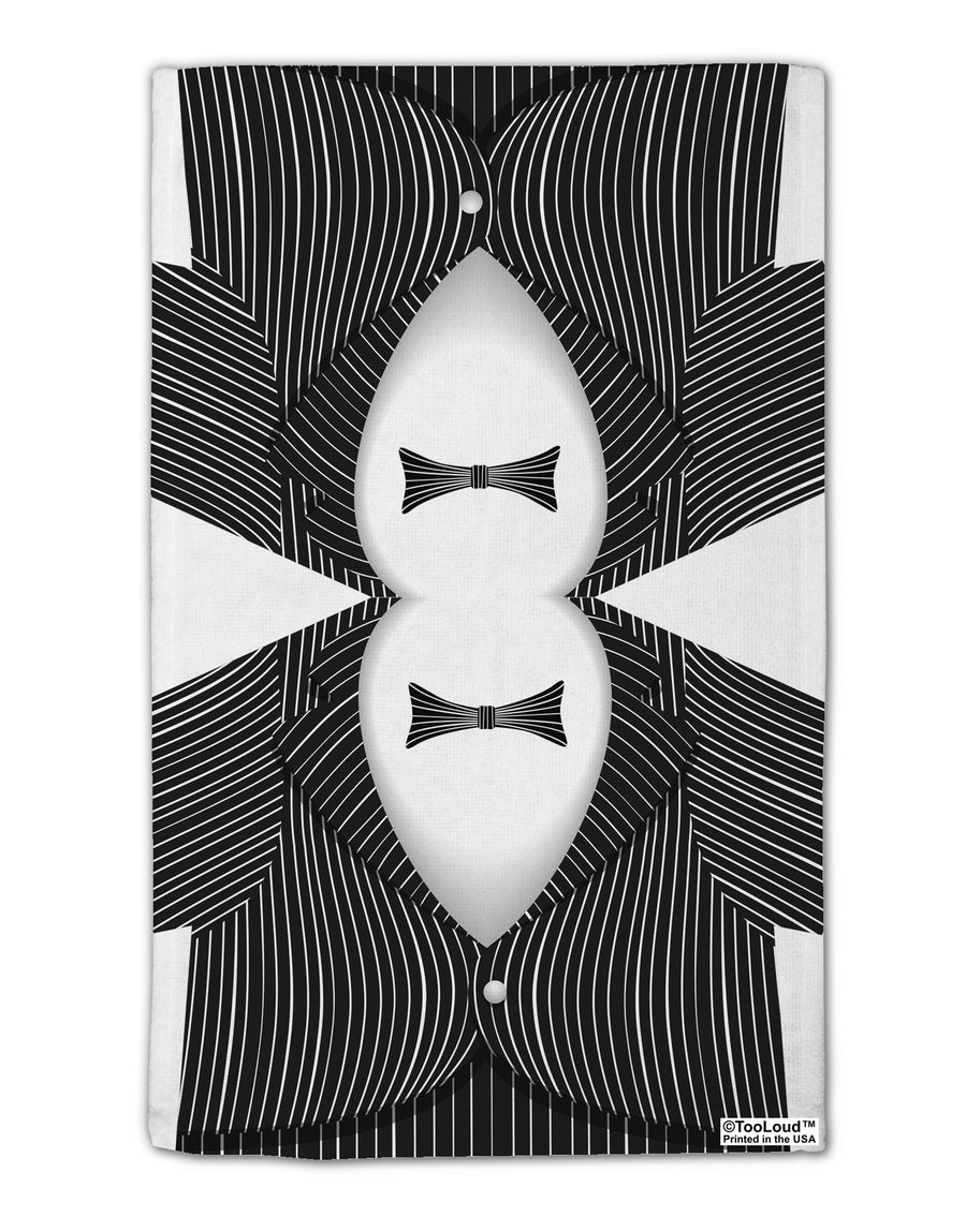 Skeleton Tuxedo Suit Costume 11&#x22;x18&#x22; Dish Fingertip Towel All Over Print-Fingertip Towel-TooLoud-White-Davson Sales