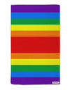 Rainbow Horizontal Gay Pride Flag 11&#x22;x18&#x22; Dish Fingertip Towel All Over Print by TooLoud-Fingertip Towel-TooLoud-White-Davson Sales