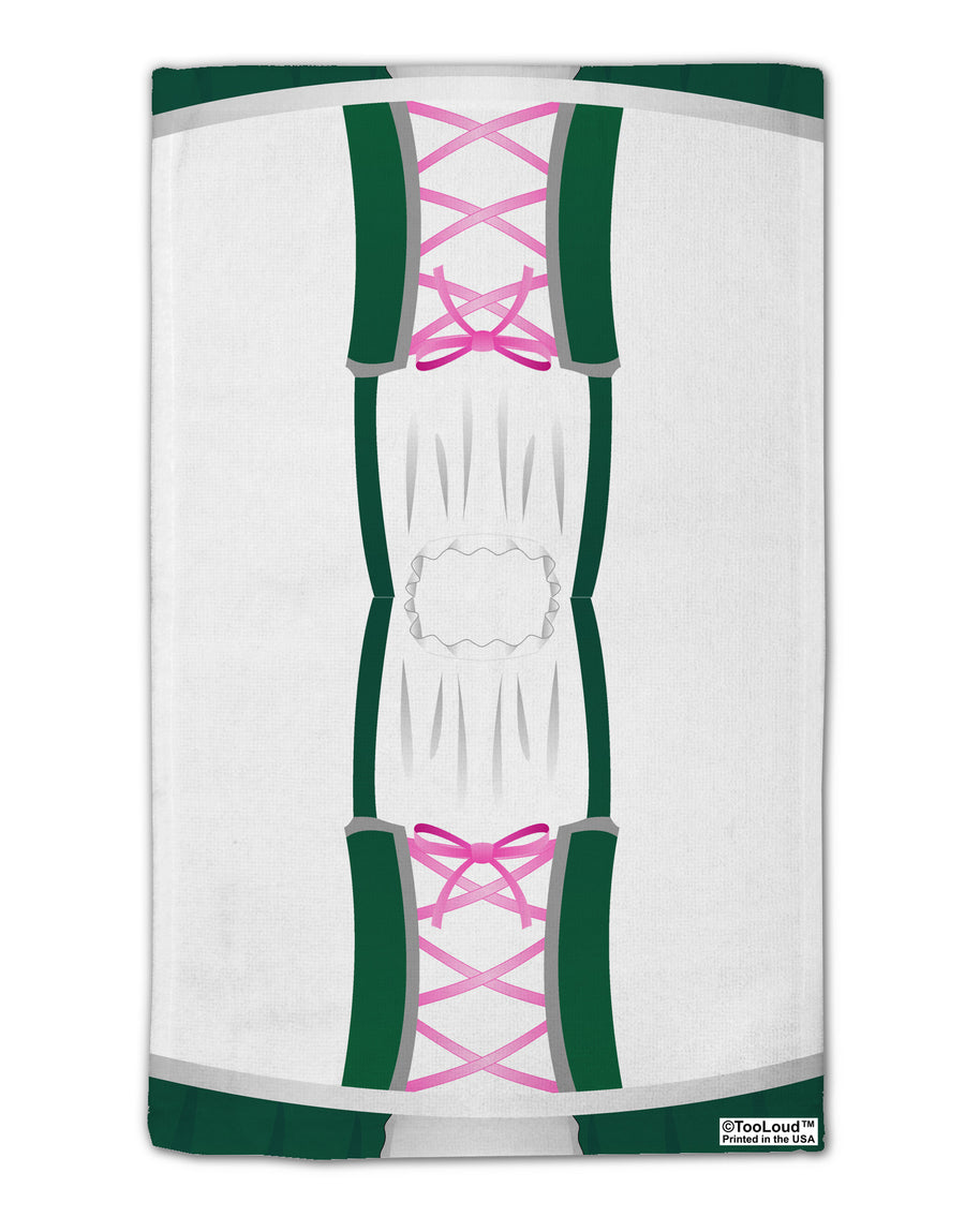 Dirndl Costume Green 11&#x22;x18&#x22; Dish Fingertip Towel All Over Print by TooLoud-Fingertip Towel-TooLoud-White-Davson Sales