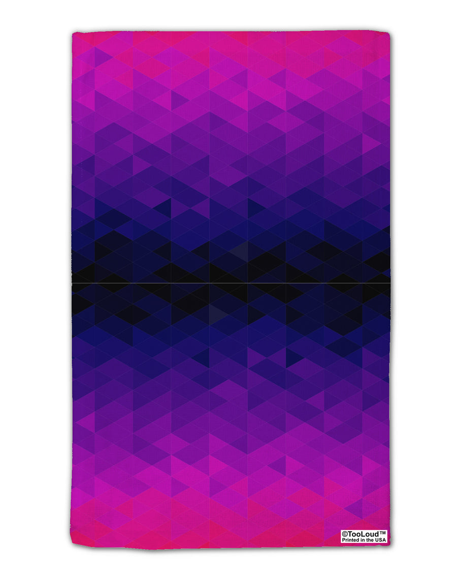 Geometric Gradient AOP 11&#x22;x18&#x22; Dish Fingertip Towel All Over Print by TooLoud-Fingertip Towel-TooLoud-White-Davson Sales