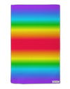 Horizontal Rainbow Gradient 11&#x22;x18&#x22; Dish Fingertip Towel All Over Print by TooLoud-Fingertip Towel-TooLoud-White-Davson Sales