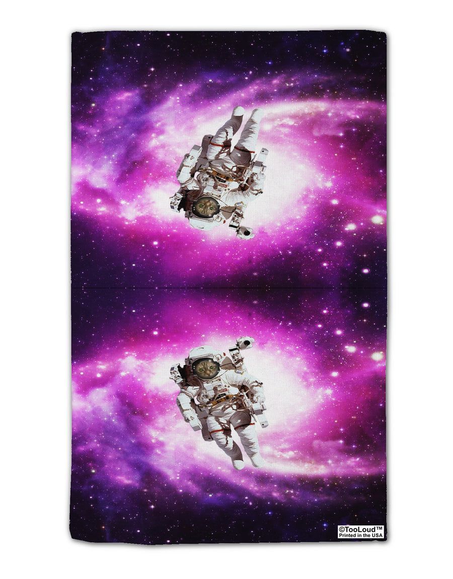 Astronaut Cat AOP 11&#x22;x18&#x22; Dish Fingertip Towel All Over Print-Fingertip Towel-TooLoud-White-Davson Sales