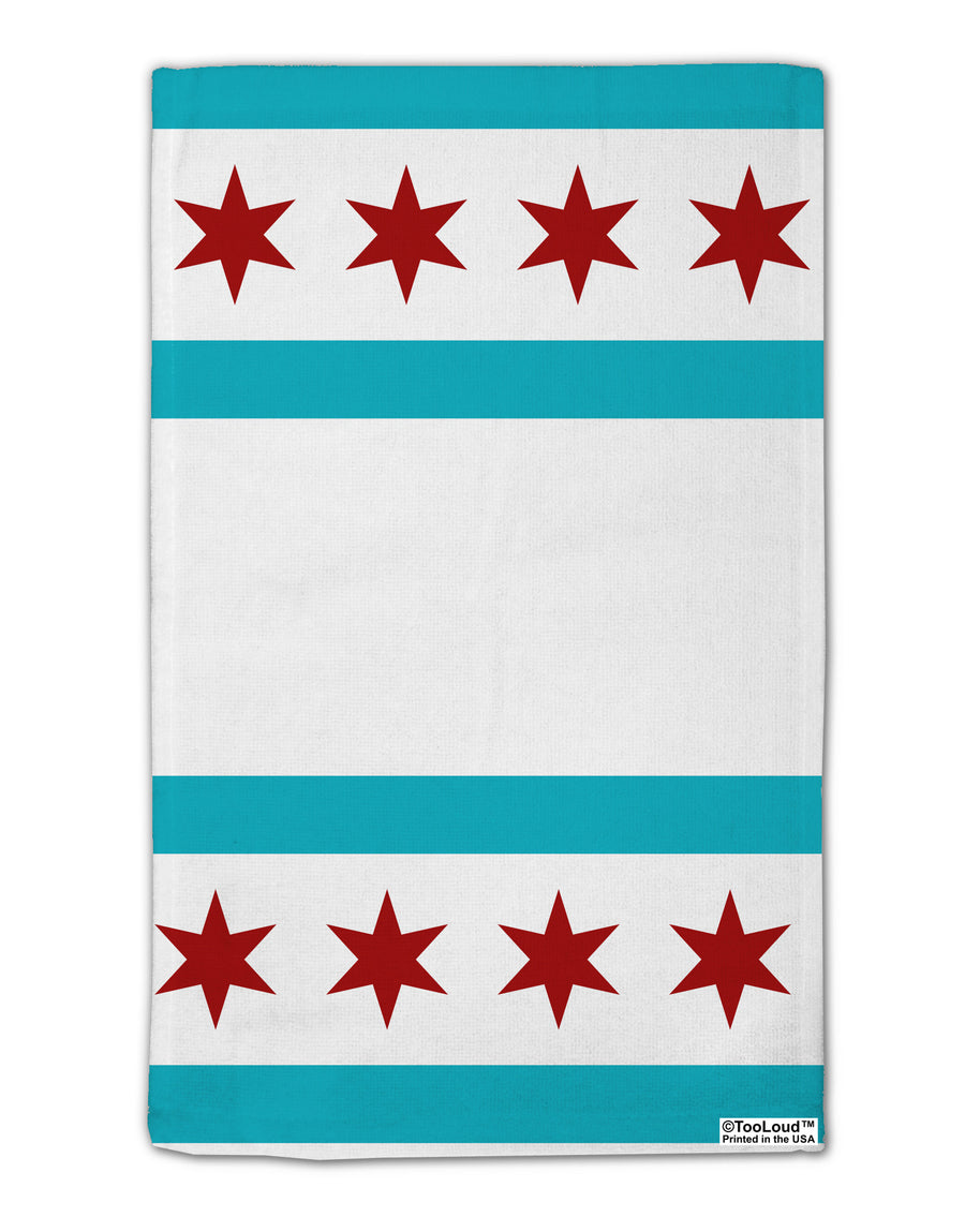 Chicago Flag AOP 11&#x22;x18&#x22; Dish Fingertip Towel All Over Print-Fingertip Towel-TooLoud-White-Davson Sales