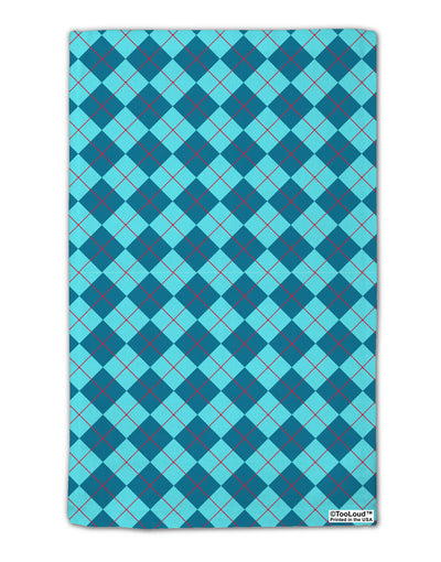 Blue Argyle AOP 11&#x22;x18&#x22; Dish Fingertip Towel All Over Print by TooLoud-Fingertip Towel-TooLoud-White-Davson Sales