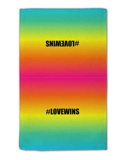 Rainbow Print - Hashtag Love Wins 11&#x22;x18&#x22; Dish Fingertip Towel All Over Print-Fingertip Towel-TooLoud-White-Davson Sales