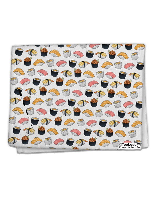 Cute Sushi AOP 11&#x22;x18&#x22; Dish Fingertip Towel All Over Print-Fingertip Towel-TooLoud-White-Davson Sales