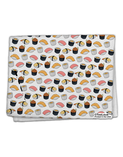 Cute Sushi AOP 11&#x22;x18&#x22; Dish Fingertip Towel All Over Print-Fingertip Towel-TooLoud-White-Davson Sales