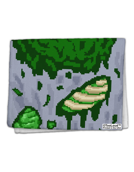 Pixel Zombie Costume Green 11&#x22;x18&#x22; Dish Fingertip Towel All Over Print-Fingertip Towel-TooLoud-White-Davson Sales