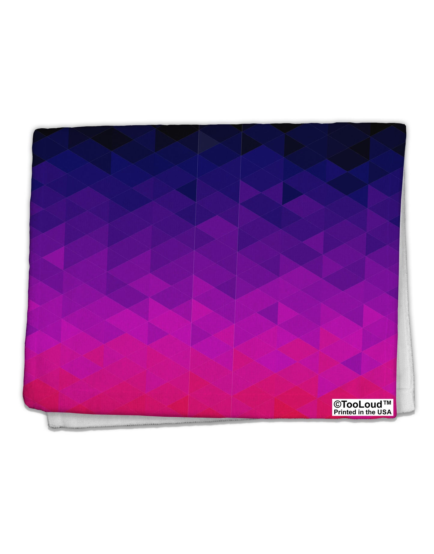 Geometric Gradient AOP 11&#x22;x18&#x22; Dish Fingertip Towel All Over Print by TooLoud-Fingertip Towel-TooLoud-White-Davson Sales