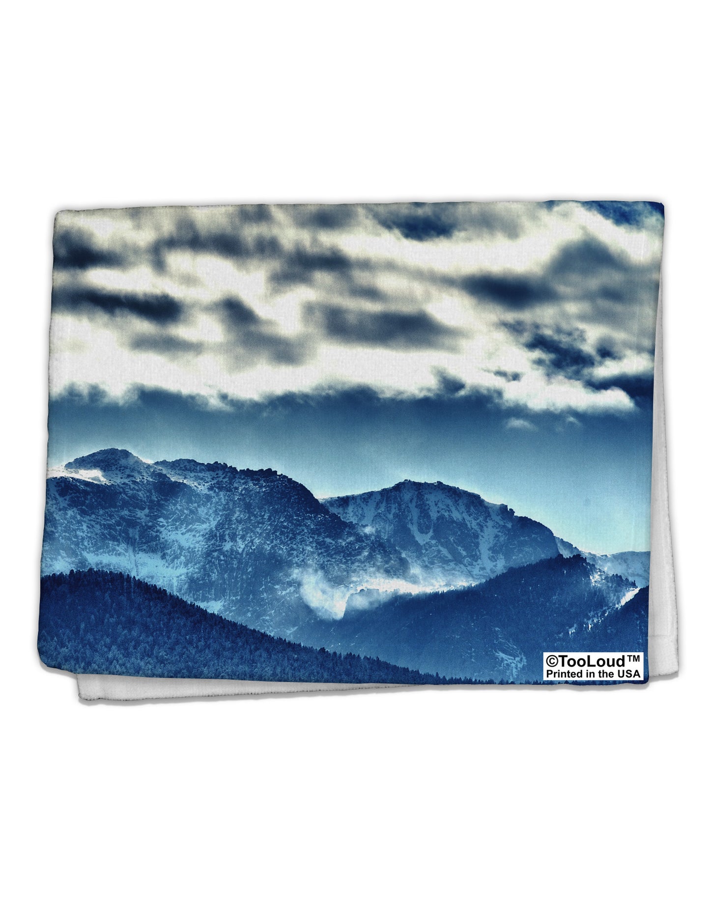 Mountain Landsscape All-Over 11&#x22;x18&#x22; Dish Fingertip Towel All Over Print-Fingertip Towel-TooLoud-White-Davson Sales