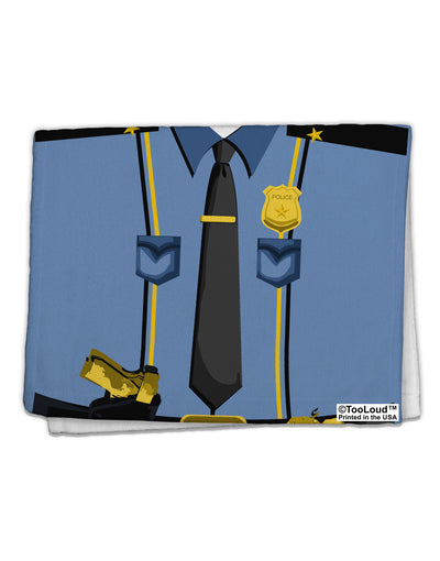 Police Blue-Gold AOP 11&#x22;x18&#x22; Dish Fingertip Towel All Over Print-Fingertip Towel-TooLoud-White-Davson Sales