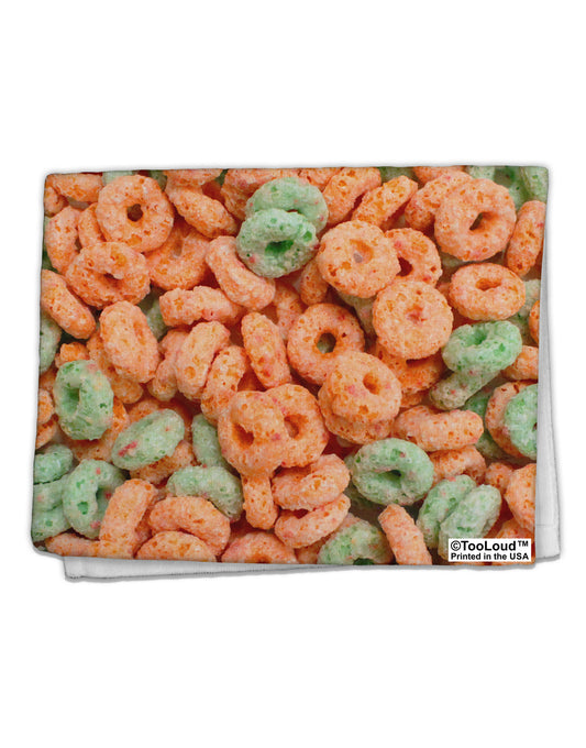 Orange and Green Cereal All Over 11&#x22;x18&#x22; Dish Fingertip Towel All Over Print-Fingertip Towel-TooLoud-White-Davson Sales