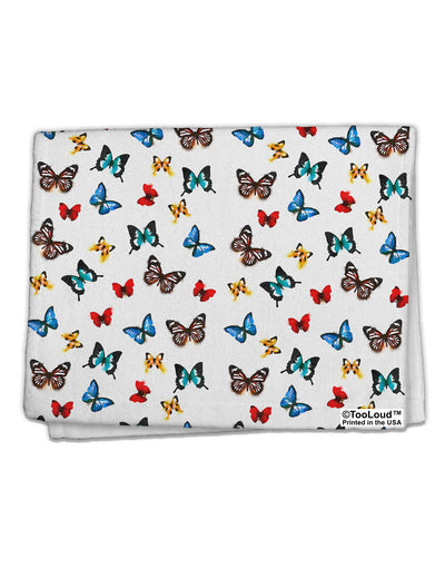Watercolor Butterflies AOP 11&#x22;x18&#x22; Dish Fingertip Towel All Over Print-Fingertip Towel-TooLoud-White-Davson Sales