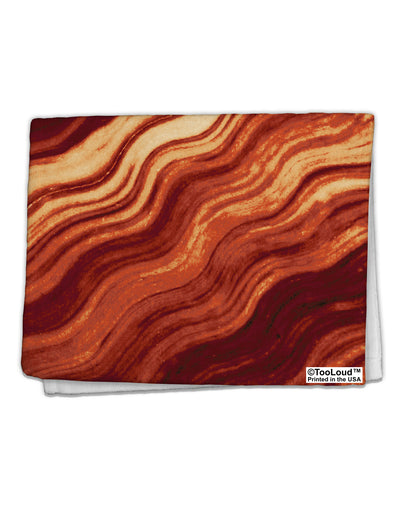 Bacon Bacon Bacon 11&#x22;x18&#x22; Dish Fingertip Towel All Over Print by TooLoud-Fingertip Towel-TooLoud-White-Davson Sales