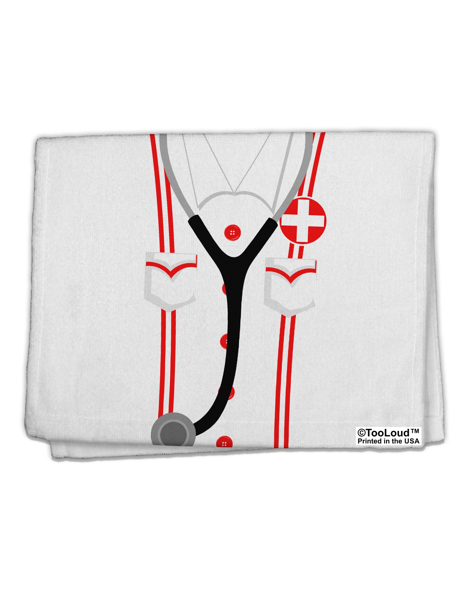 Nurse AOP 11&#x22;x18&#x22; Dish Fingertip Towel All Over Print-Fingertip Towel-TooLoud-White-Davson Sales