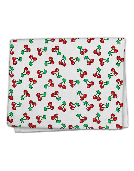 Cherries Everywhere 11&#x22;x18&#x22; Dish Fingertip Towel by TooLoud-Fingertip Towel-TooLoud-White-Davson Sales