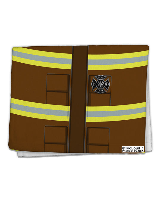 Firefighter Brown AOP 11&#x22;x18&#x22; Dish Fingertip Towel All Over Print-Fingertip Towel-TooLoud-White-Davson Sales