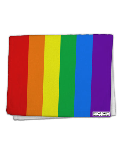 Rainbow Vertical Gay Pride Flag 11&#x22;x18&#x22; Dish Fingertip Towel All Over Print by TooLoud-TooLoud-White-Davson Sales