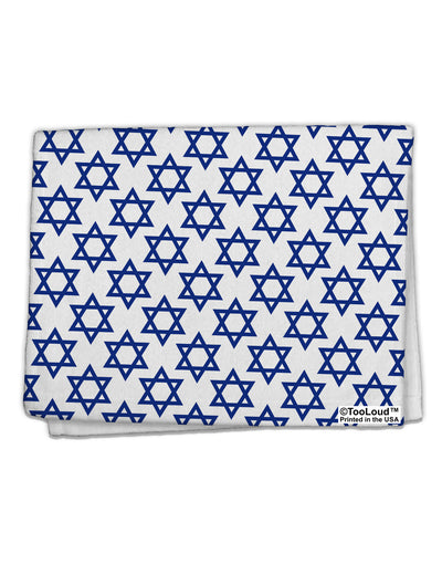 Stars of David Jewish 11&#x22;x18&#x22; Dish Fingertip Towel All Over Print by TooLoud-Fingertip Towel-TooLoud-White-Davson Sales