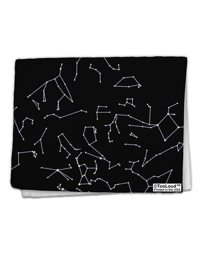 Constellations Black All Over 11&#x22;x18&#x22; Dish Fingertip Towel All Over Print-Fingertip Towel-TooLoud-White-Davson Sales