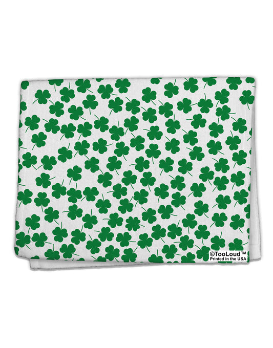 Find the 4 Leaf Clover Shamrocks 11&#x22;x18&#x22; Dish Fingertip Towel All Over Print-Fingertip Towel-TooLoud-White-Davson Sales